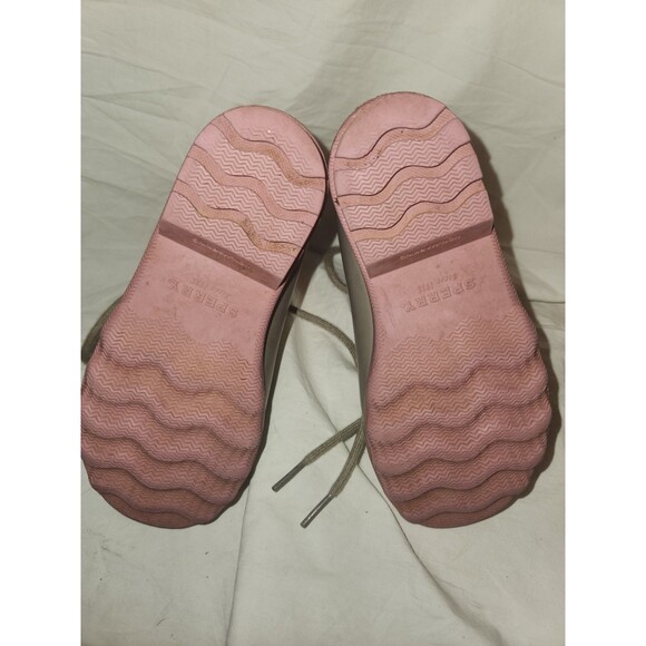 toddler girl Sperry duck boots size 11M Grey/ pink - Picture 6 of 6